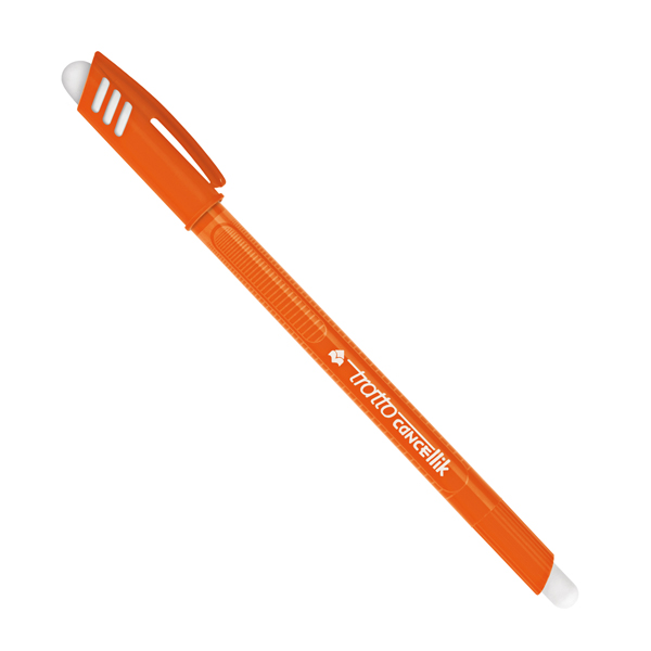 Penna a sfera cancellabile Cancellik - punta 1,0mm  - arancio -  Tratto (Confezione 12 pz)