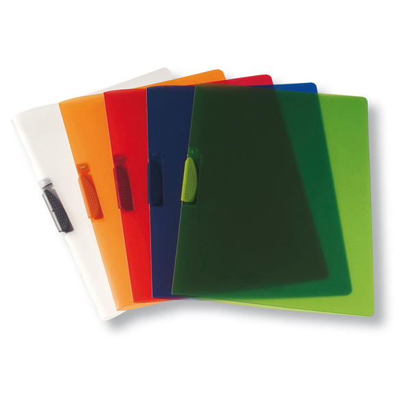 Cartelline Plastica Con Molla Sul Dorso
