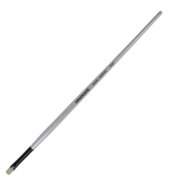 Pennello setola naturale Graduate - piatto corto - manico lungo - n. 10 - Daler Rowney (Confezione 3 pz)